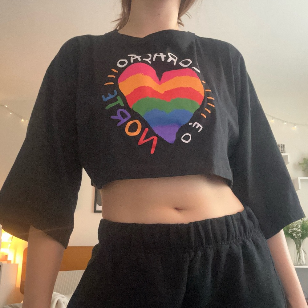 Farm Rio Cropped Tee